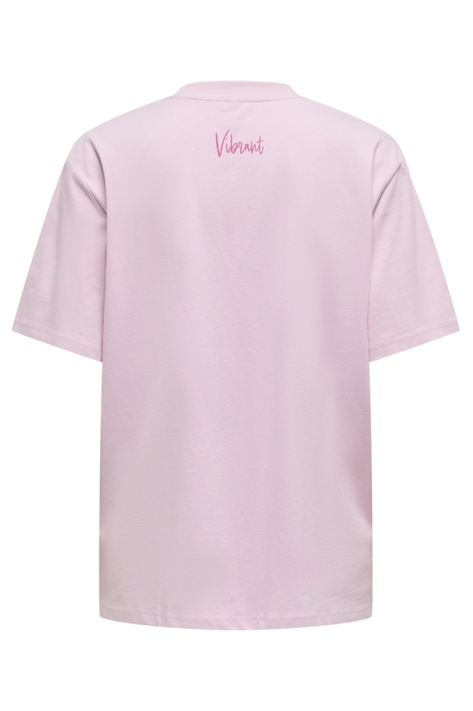 ONLPATRICIA LIFE S/S SUMMER TOP BOX 15346776 ROSEATE SPOONBI/LAZY